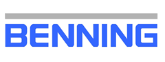 BENNING company logo with blue text and a gray overline. World Class Power Solutions