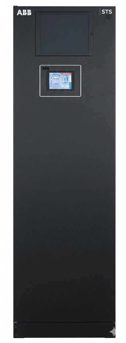 ABB STS power unit with digital display, used for efficient power distribution and management in industrial settings.